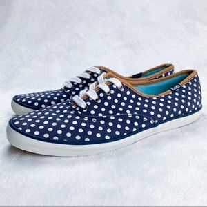 ❤️SALE❤️ Keds Taylor Swift Polka Dots Leather Trim
